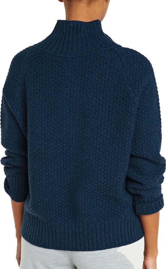 Kvitholmen Zip Up Sweater - Womens - Navy Blue 4