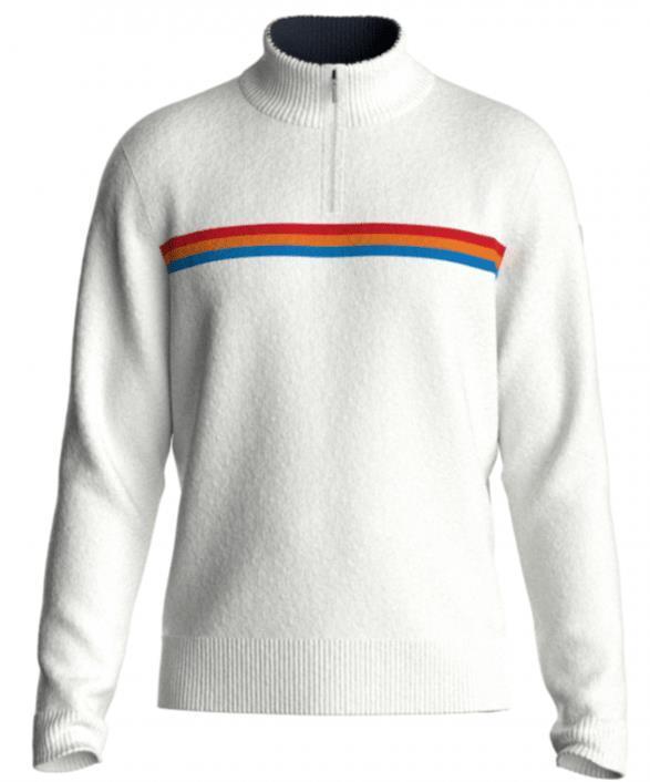 Ski Lover Zip Up - Mens - Off White 1