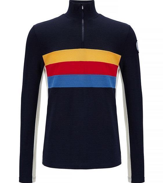Ski Zip Up - Mens - Navy Blue 1