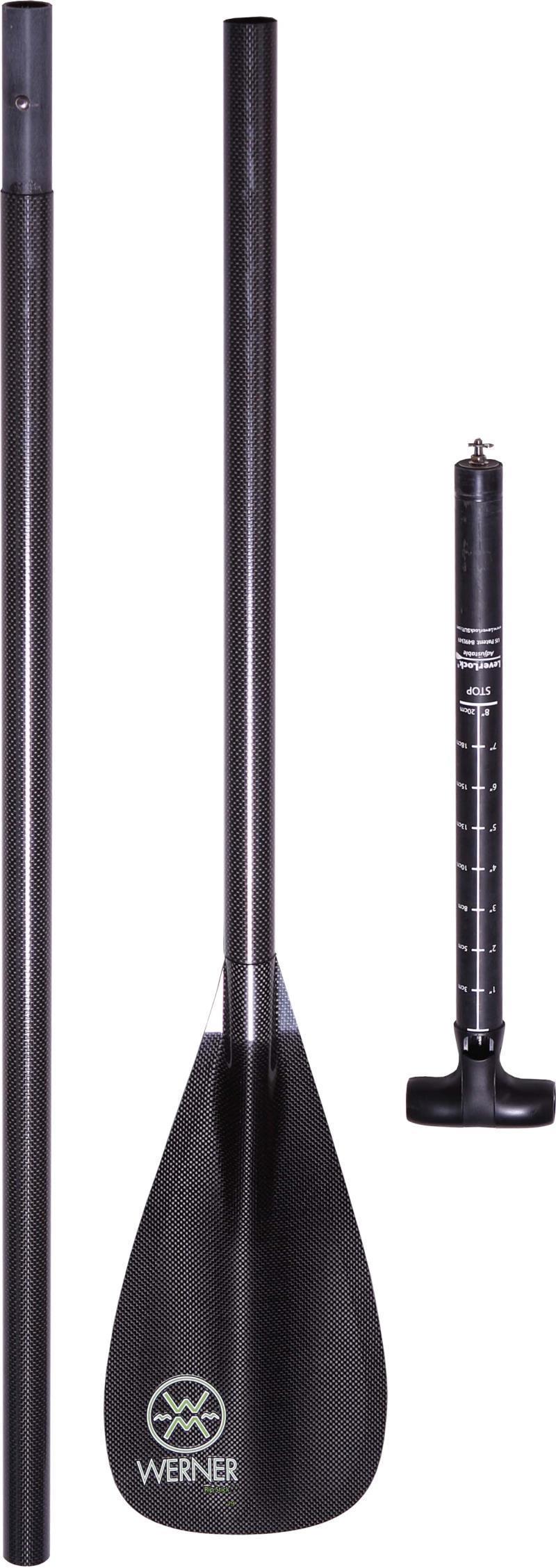 Rip Stick 79 SUP - 3 pc Straight Shaft Standard - Leverlock 16 - Carbon 3