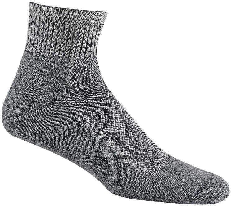 Cool-Lite Quarter Socks - Grey 1