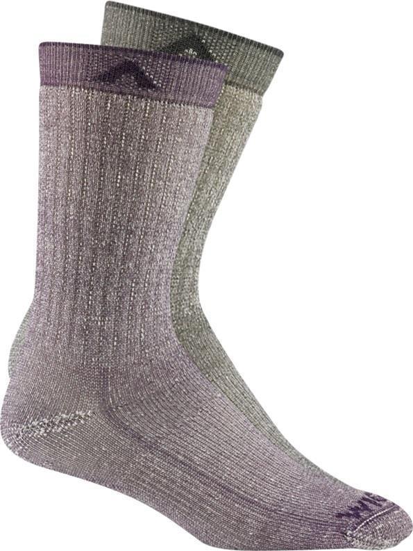 Merino Comfort Hiker Socks - 2-Pack - Charcoal / Purple 1