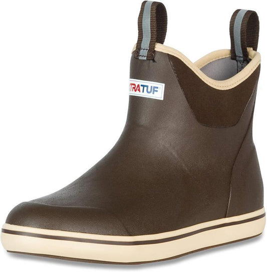 6" Ankle Deck Boot - Mens - Chocolate / Tan 1