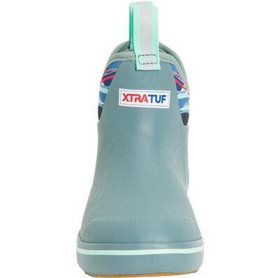 6" Print Ankle Deck Boots - Womens - Tropper Blue / Beach Glass 2