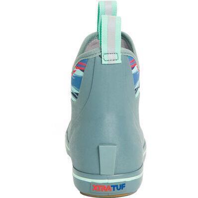 6" Print Ankle Deck Boots - Womens - Tropper Blue / Beach Glass 3