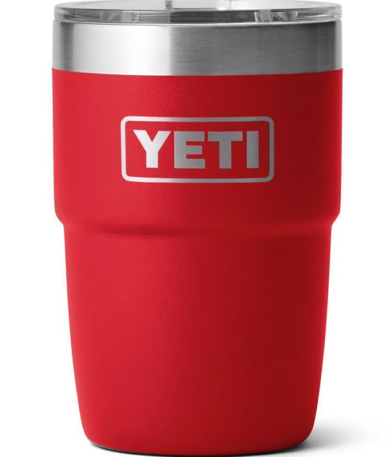 Rambler 237ml / 8oz Stackable Tumbler with Magslider - rescue red 1