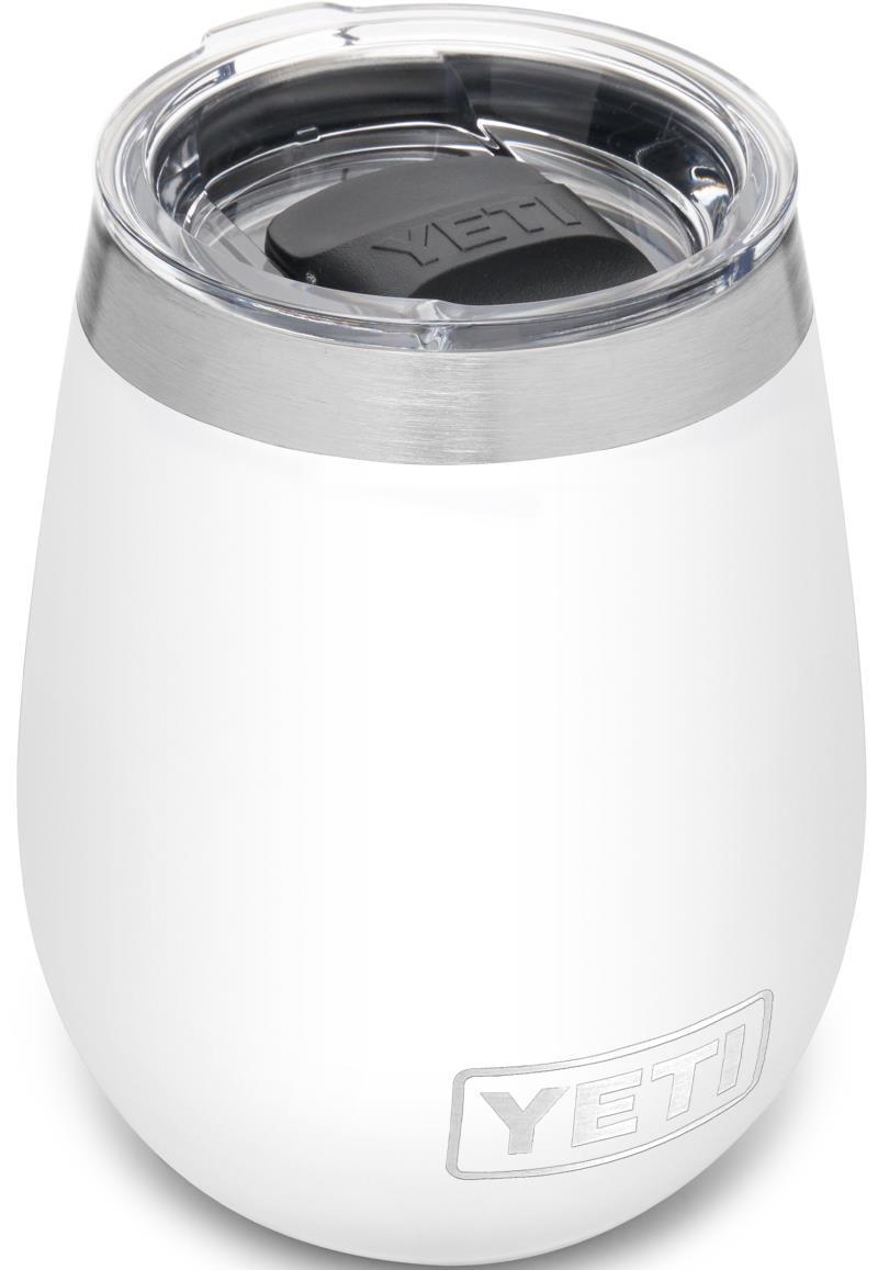 Rambler 295ml / 10oz Wine Tumbler with MagSlider Lid - White 1