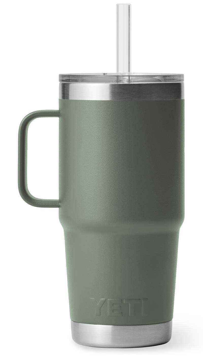 Rambler 739ml / 25oz Straw Mug - Camp Green 2