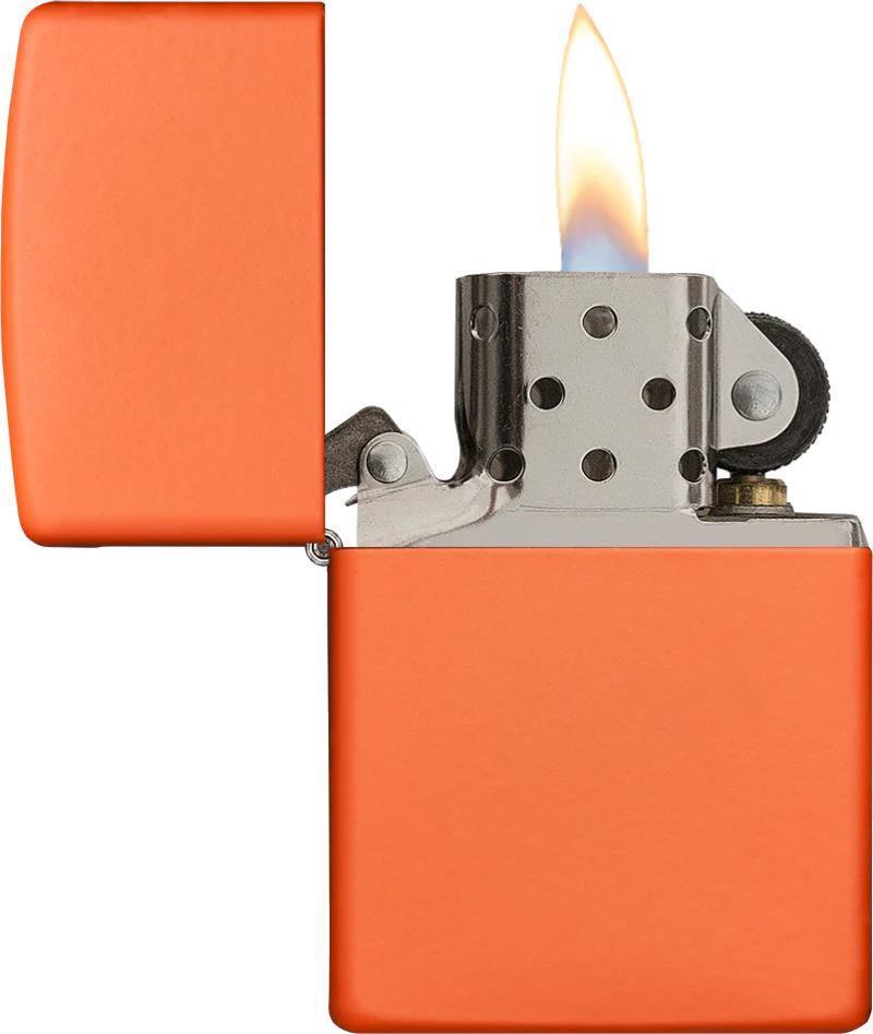 Windproof Lighter - Regular - Orange Matte 2