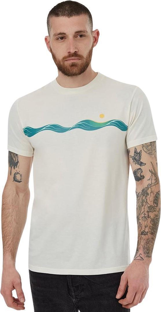 Artist Waves T-Shirt - Mens - Cloud White / Shaded Spruce 1