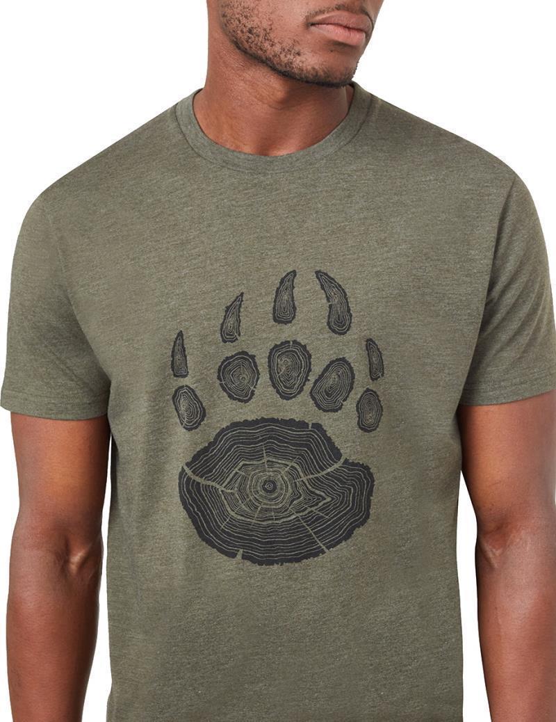 Bear Claw T-Shirt - Mens - Olive Night Green Heather 3