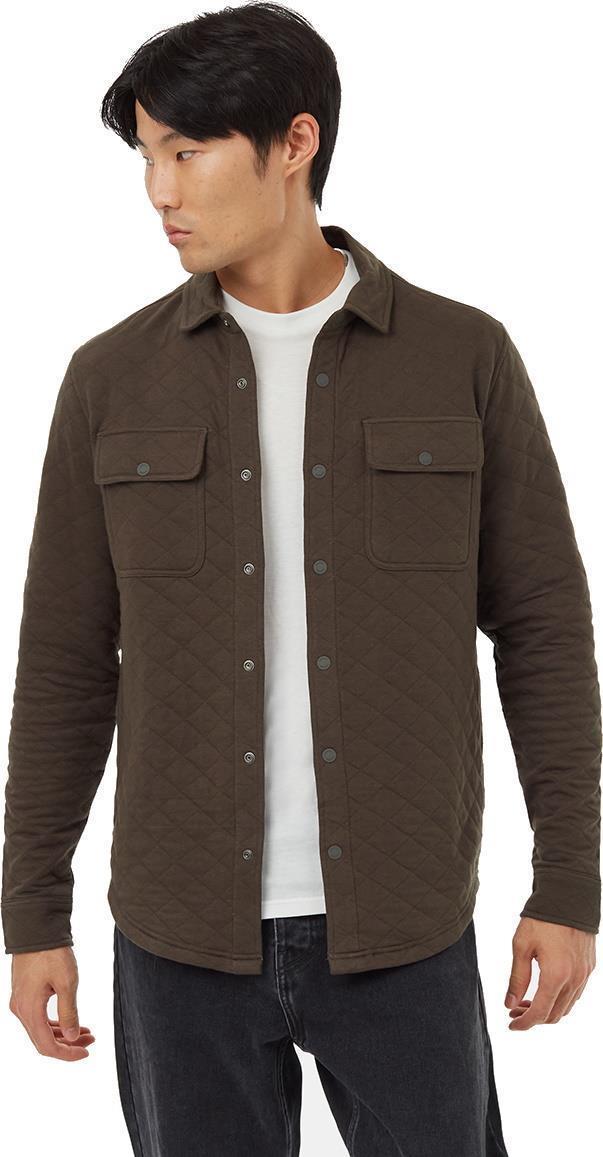 Colville Quilted Shacket - Mens - Black Olive Green 1