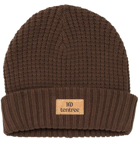 Cork Patch Beanie - Slate Brown 1