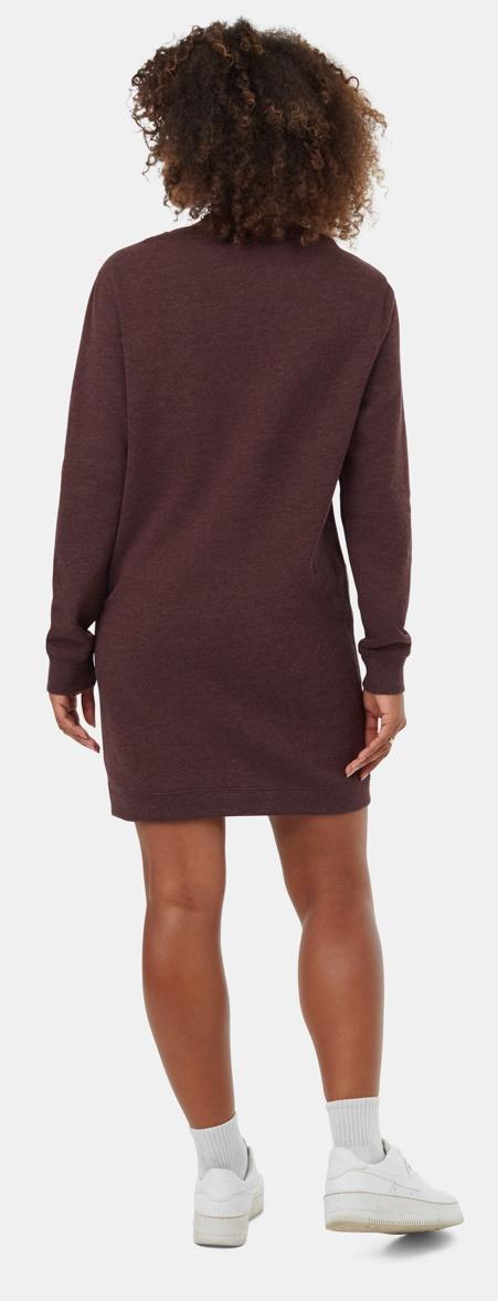 Fleece Crew Dress - Mulberry Heather 4