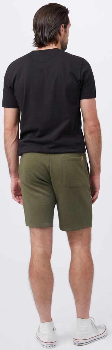 French Terry Sweatshorts - Mens - olive night green heather 1
