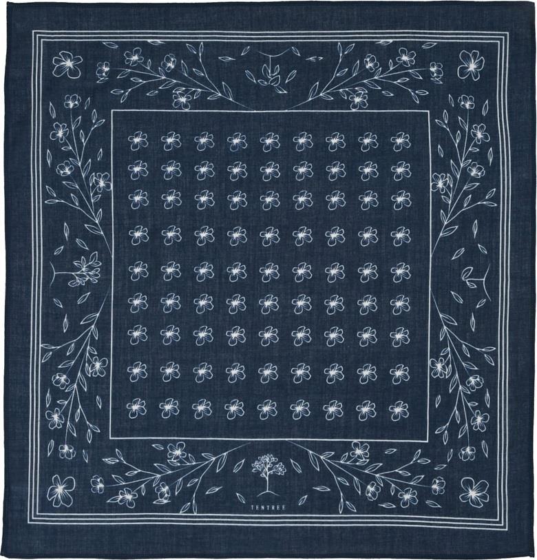 Hair Scarf - moonlit ocean 1