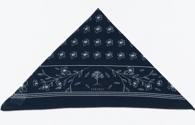 Hair Scarf - moonlit ocean 1