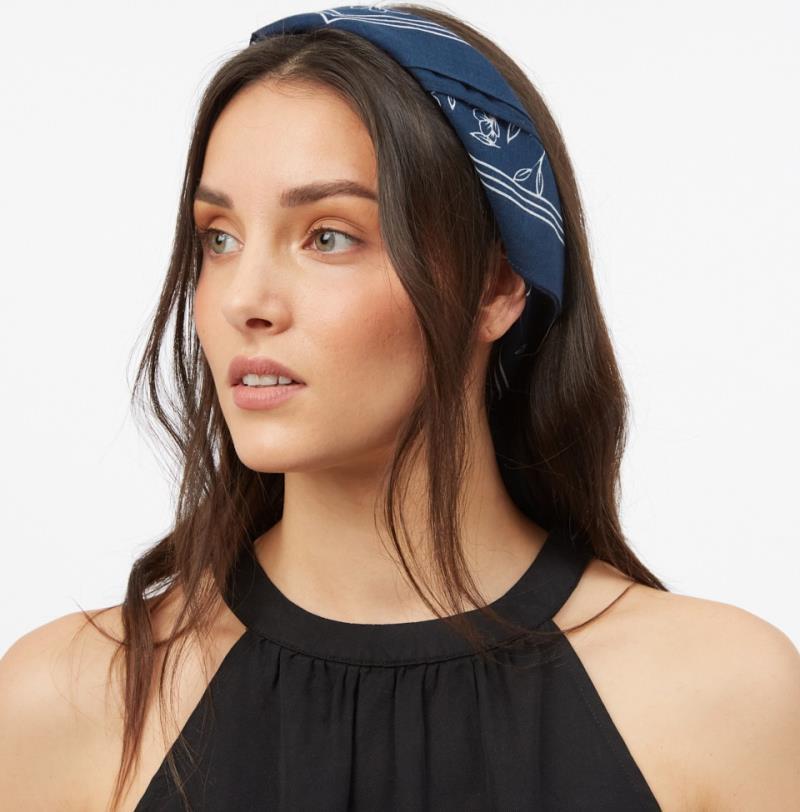 Hair Scarf - moonlit ocean 1