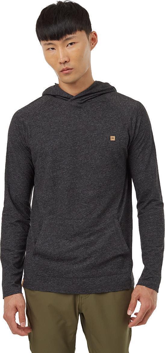 Hemp Boulder Hooded LS - Mens - Meteorite Black Heather 1