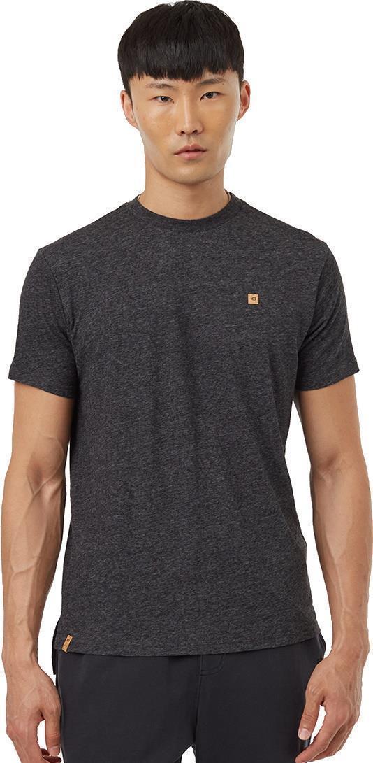 Hemp Step Hem T-Shirt - Mens - Meteorite Black Heather 1
