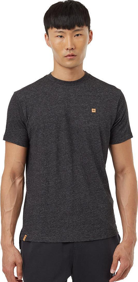 Hemp Step Hem T-Shirt - Mens - Meteorite Black Heather 1