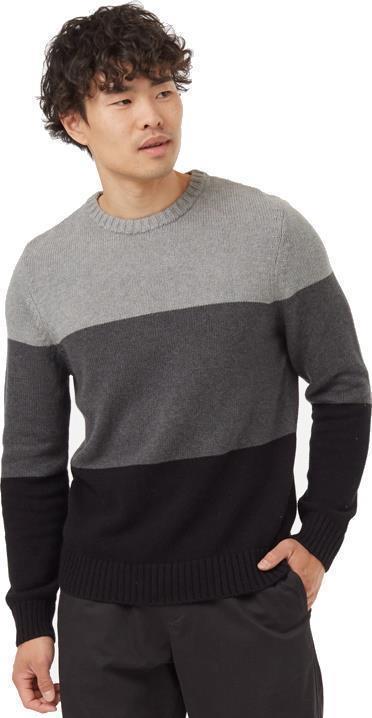Highline Blocked Crew Sweater - Mens - Grey Heather / Dark Grey Heather / Meteorite Black 2