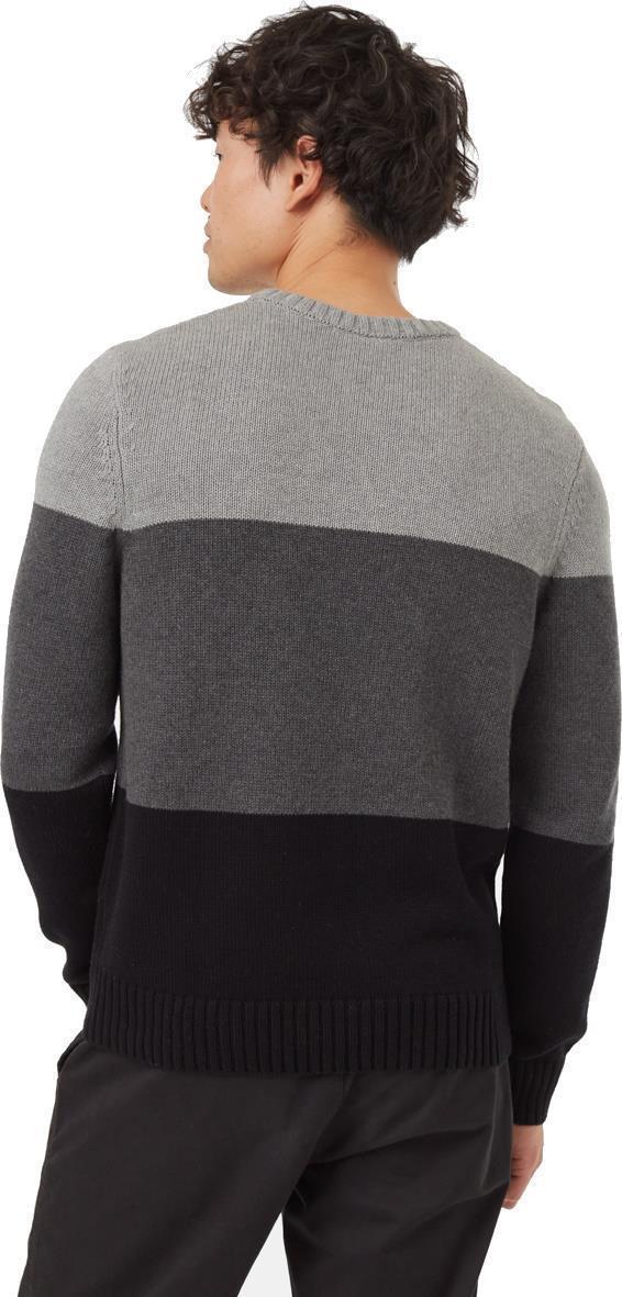 Highline Blocked Crew Sweater - Mens - Grey Heather / Dark Grey Heather / Meteorite Black 3