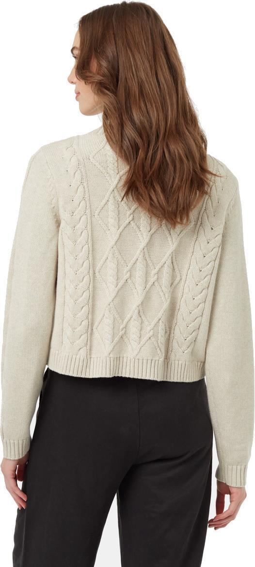Highline Cabled Cardigan - Womens - Pale Oak Heather 3