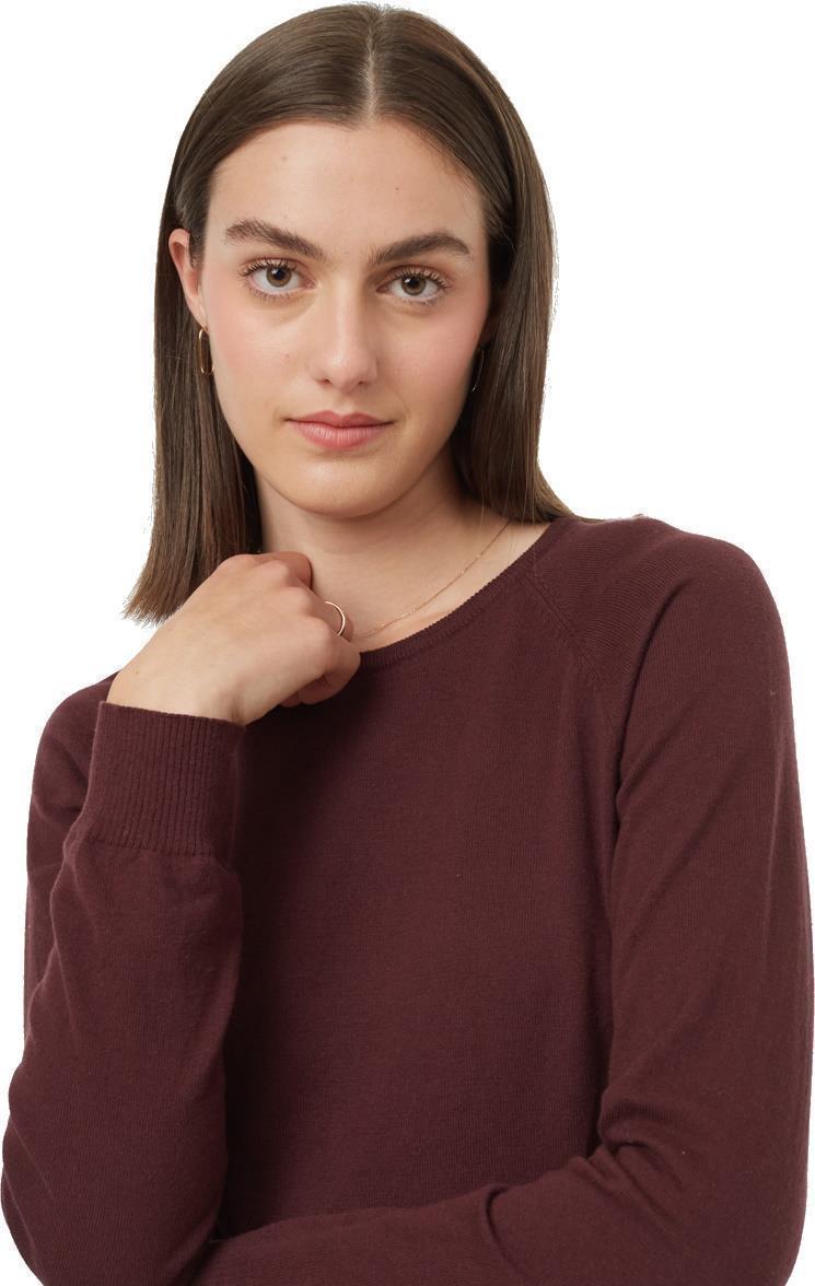 Highline Cotton Acre Sweater - Womens - Mulberry 4