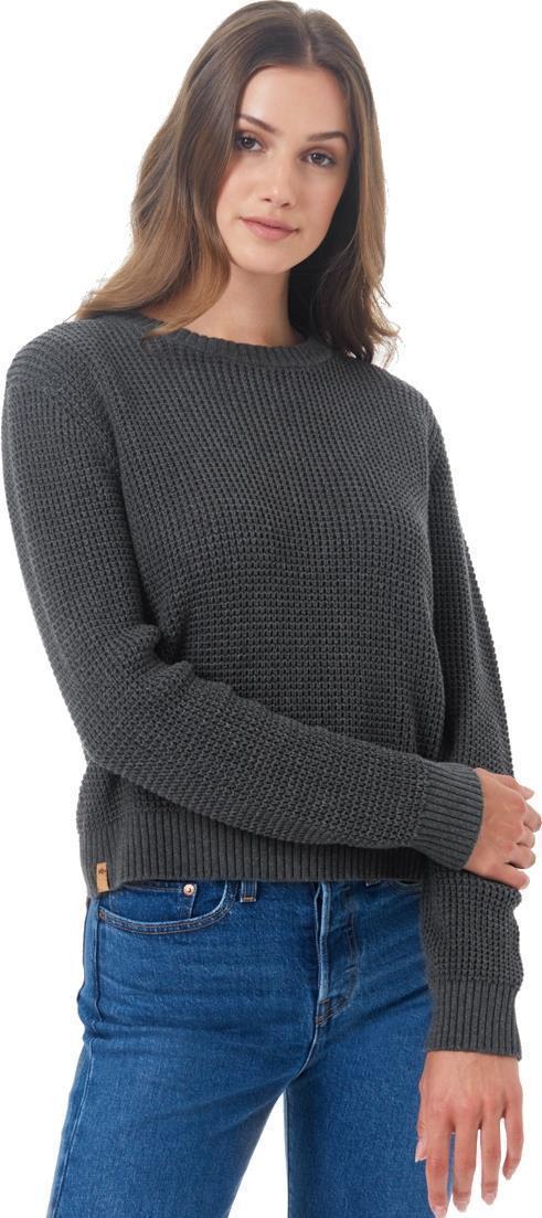 Highline Crew Sweater - Womens - Dark Grey Heather 1