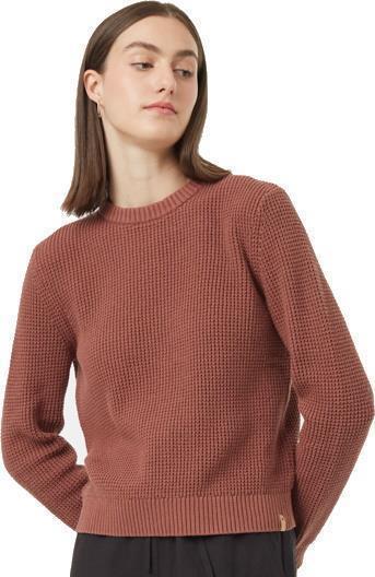 Highline Crew Sweater - Womens - Mesa Red 1