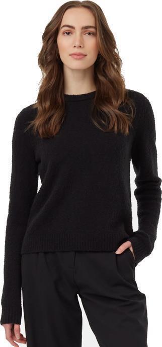 Highline Fuzzy Crew Sweater - Womens - Meteorite Black 1