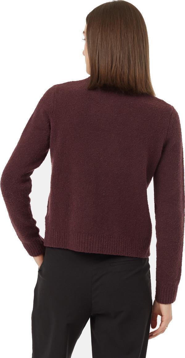 Highline Fuzzy Crew Sweater - Womens - Mulberry 4