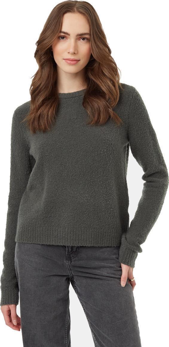 Highline Fuzzy Crew Sweater - Womens - Urban Green 1