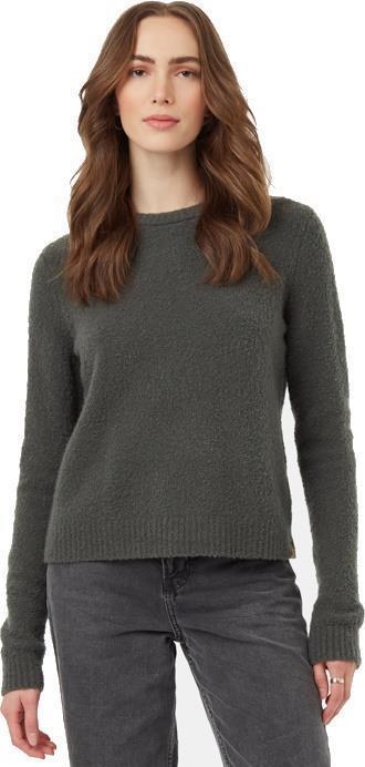 Highline Fuzzy Crew Sweater - Womens - Urban Green 2