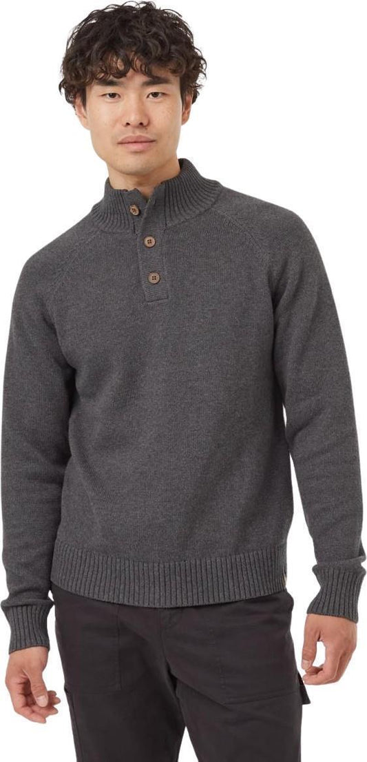 Highline Mock Neck Sweater - Mens - Dark Grey Heather 1