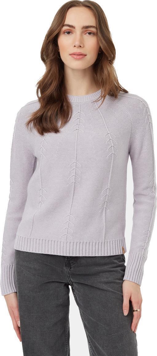 Highline TreeStitch Crew Sweater - Womens - Purple Ash Heather 1