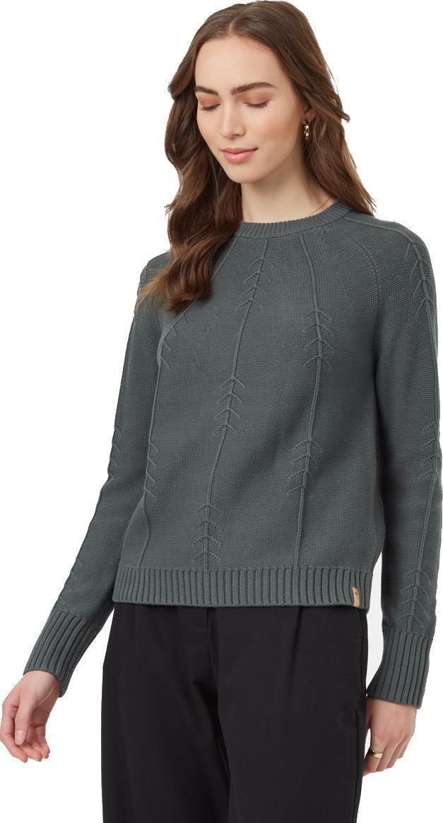 Highline TreeStitch Crew Sweater - Womens - Urban Green 2