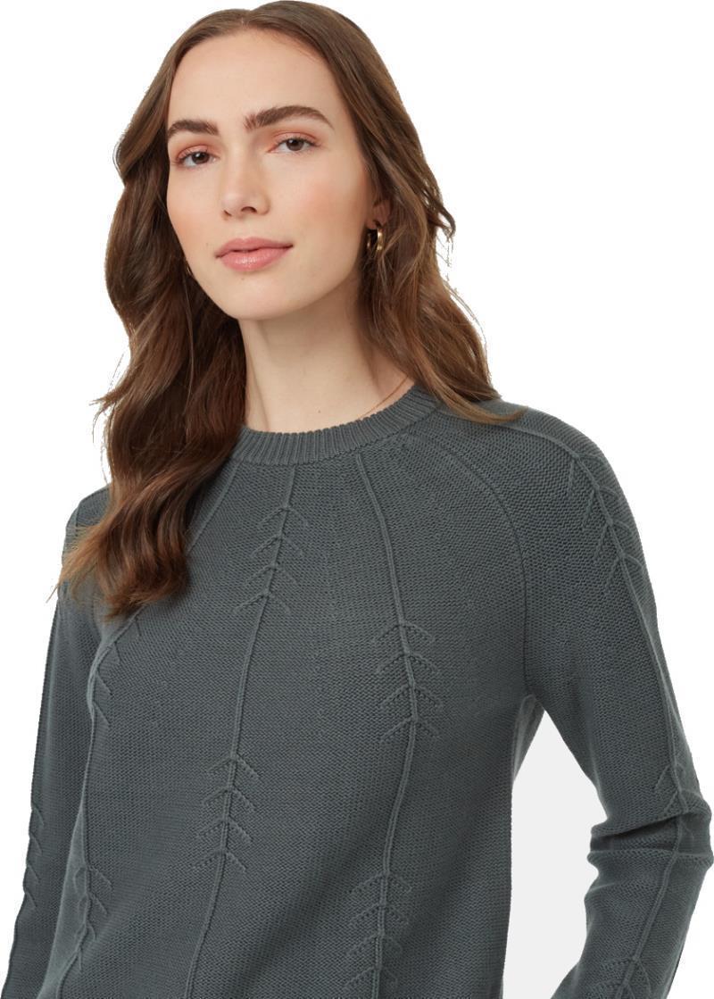 Highline TreeStitch Crew Sweater - Womens - Urban Green 4
