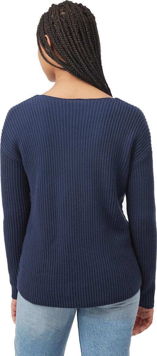Highline V-Neck Sweater - Womens - Dress Blue 2