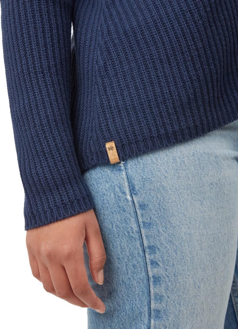 Highline V-Neck Sweater - Womens - Dress Blue 5