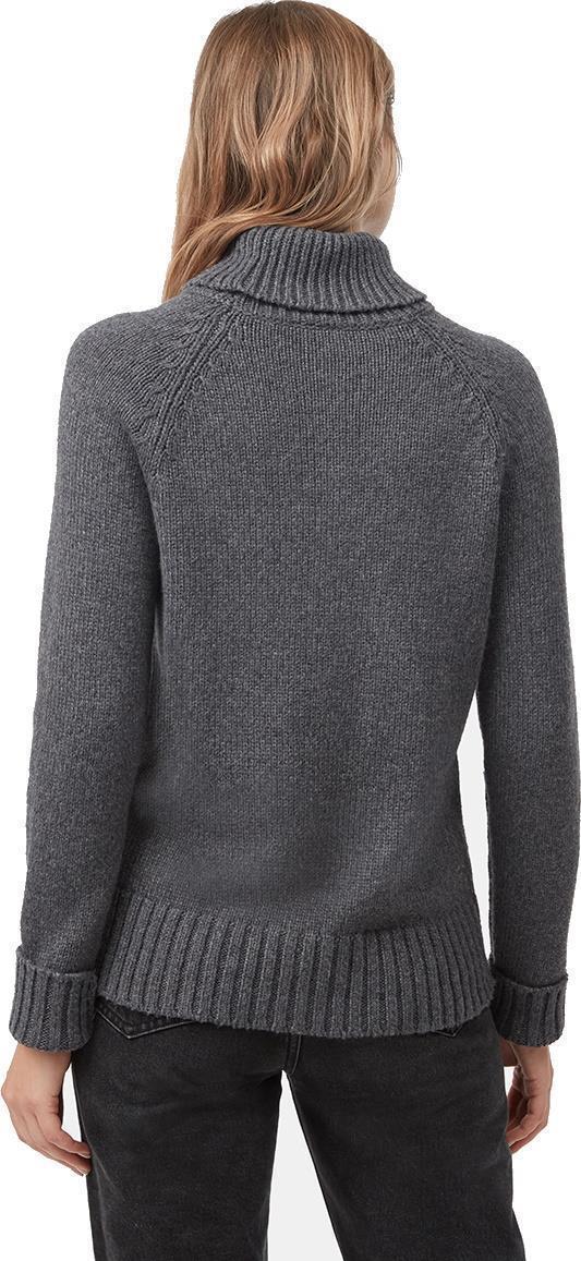Highline Wool Turtleneck Sweater - Womens - Dark Grey Heather 3