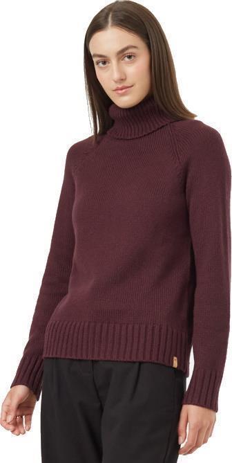 Highline Wool Turtleneck Sweater - Womens - Mulberry 2