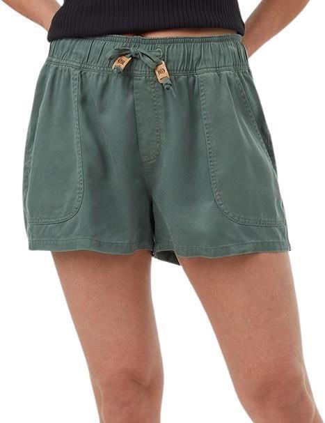 Instow Shorts - Womens - Deep Lichen Green 1