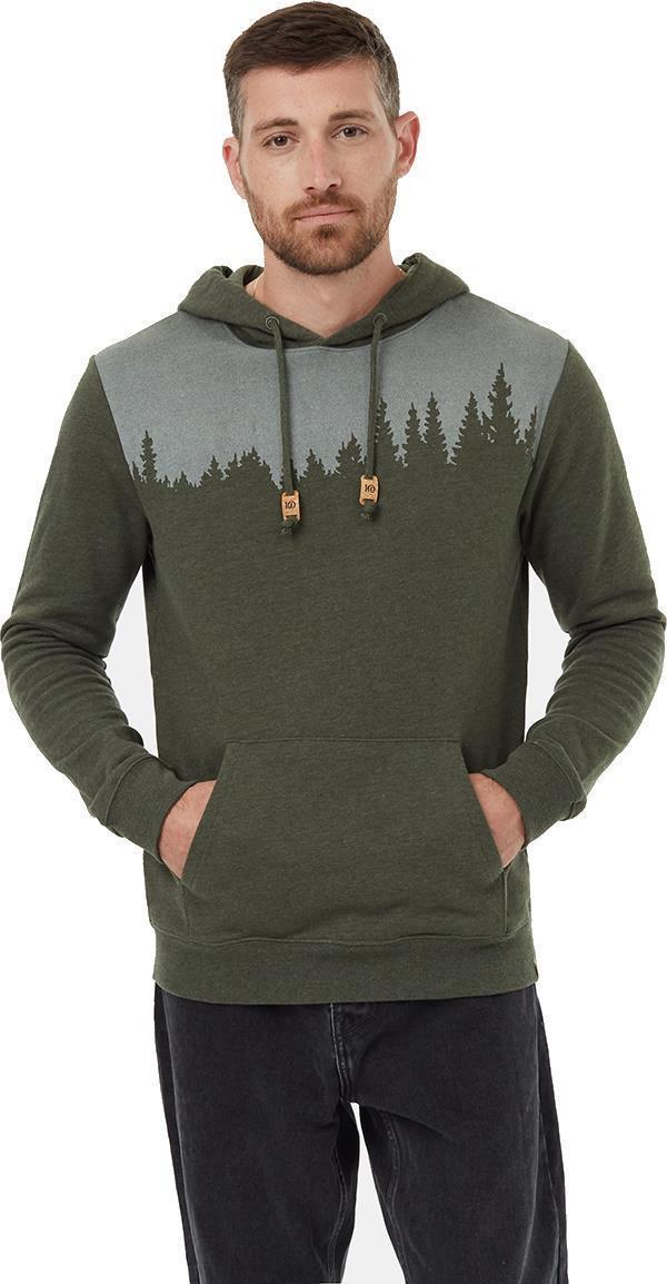 Juniper Hoodie - Mens - Dark Kombu Green Heather / White 1
