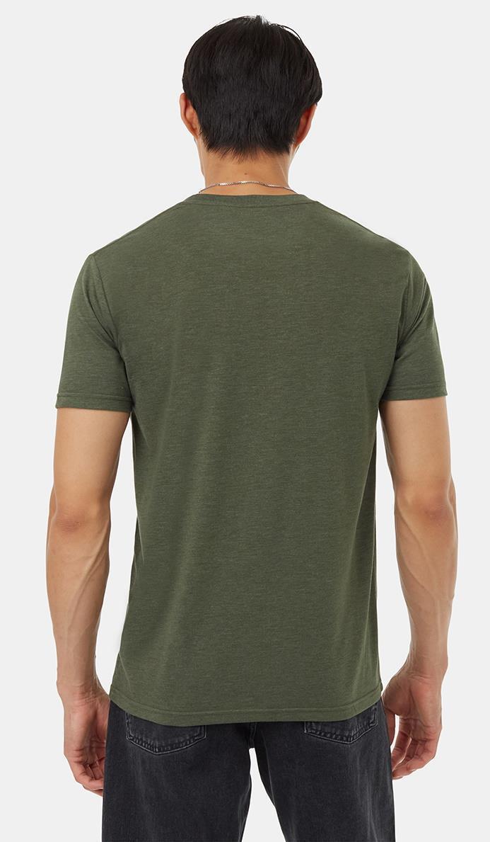Juniper T-Shirt - Mens - dark kombu green heather / white 1