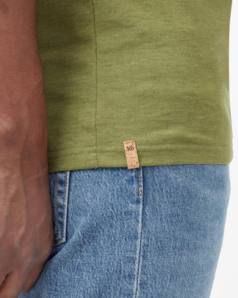 Juniper T-Shirt - Mens - olive branch heather 1
