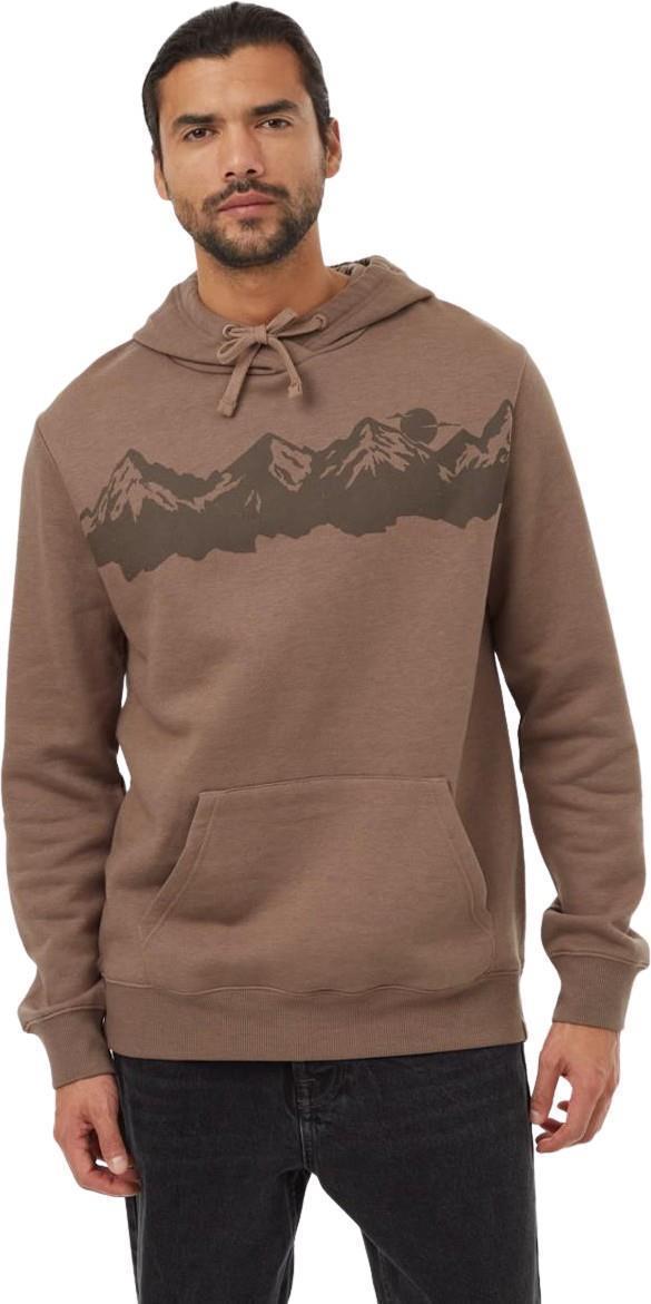Mountain Range Hoodie - Mens - Fossil / Slate Brown 1