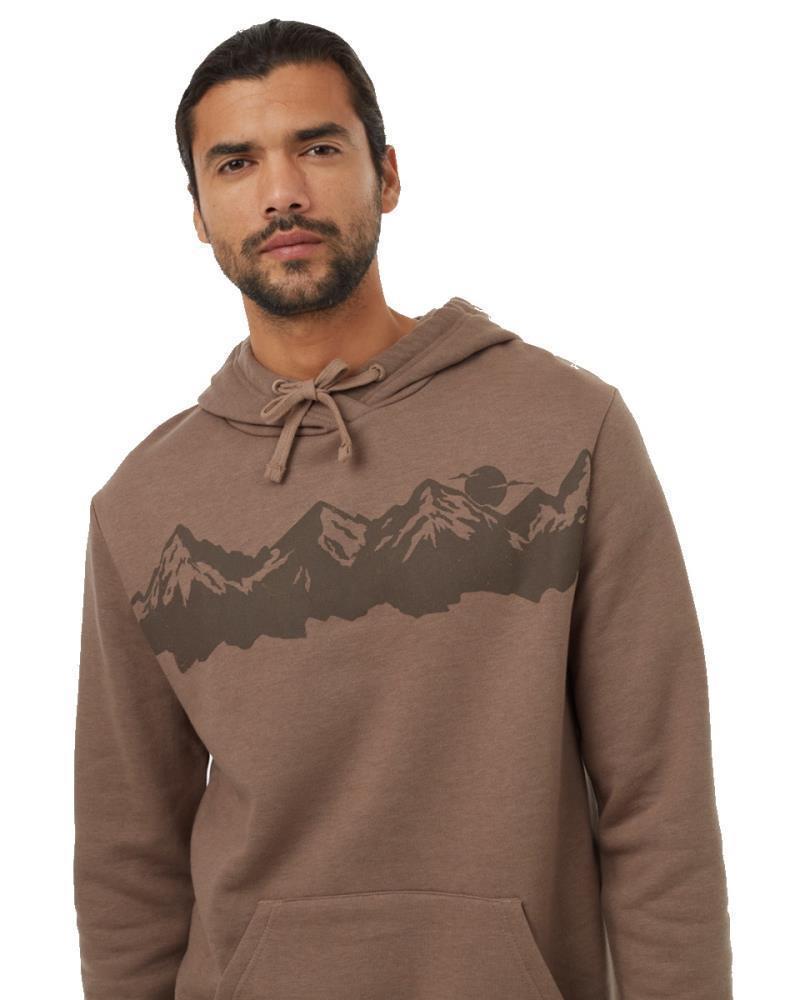 Mountain Range Hoodie - Mens - Fossil / Slate Brown 2