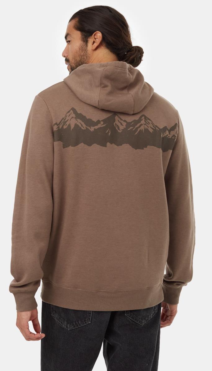 Mountain Range Hoodie - Mens - Fossil / Slate Brown 4